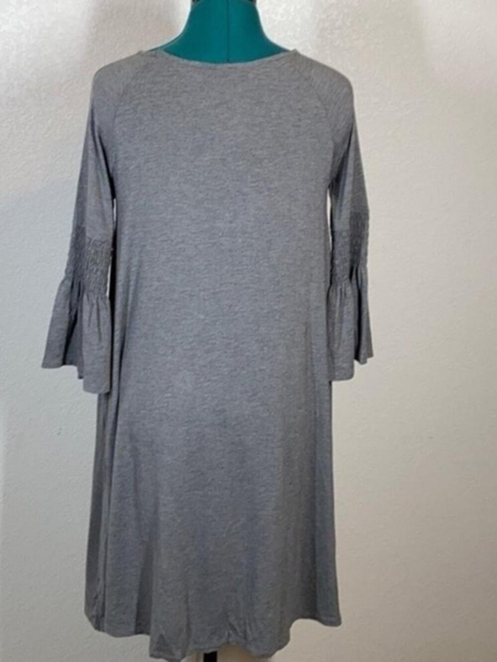 Walker Gray Bell Sleeve Swing
